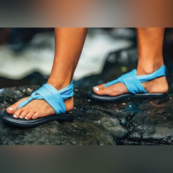 Sanuk tie dye sandals yoga mat sling size 7 - Picture 11 of 11